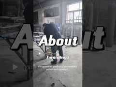 1.2m Post Height Welded Mesh Fence با پست فولادی و اندازه 50x50mm