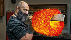 چگونه با دست از سیم خاردار یک قمه ساختم