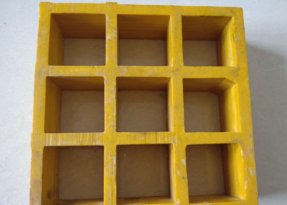 50x50 Yellow Walkway Frp Molded Grating Panels