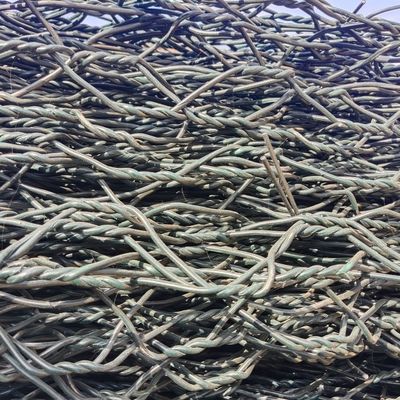 با نوع بافتگی خمیده معکوس، براق سیم گابیان 80x100mm تقویت شده