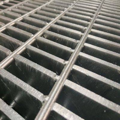 45mm مستطیل میله پیچ سنگین وظیفه فولاد Grating با ضد لغزشی