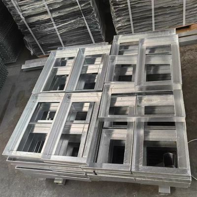 30mmx30mm Pitch 3mm استیل شبکه با سطح گالوانیزه
