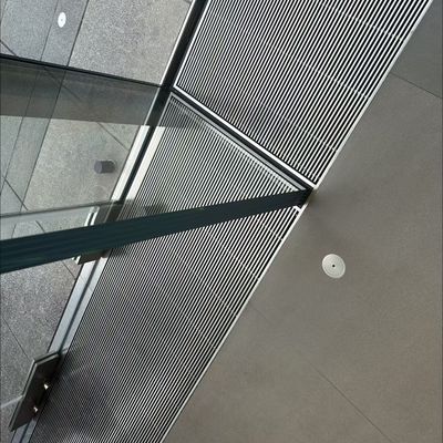 5mm بار ضخامت آلومینیوم Bar Grating با 40mm بار حامل ارتفاع و سطح anodizing